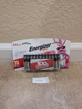 Energizer AAA Batteries, 24 Count - 1 Pack of 24, Triple A Max Alkaline Battery